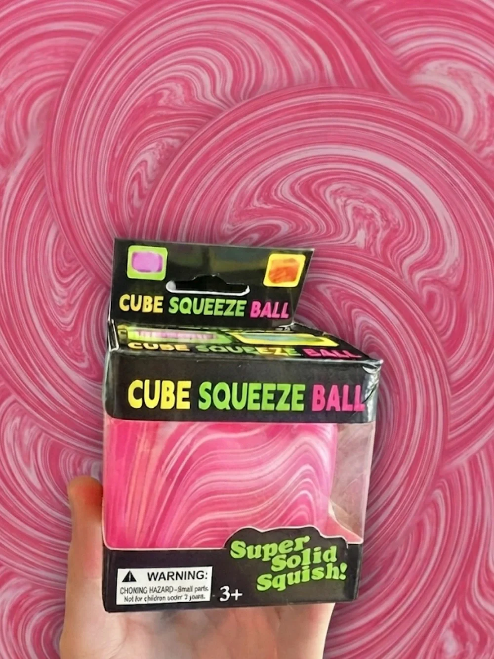 Super squishy colorful cube